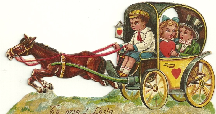 horse and carriage valentine