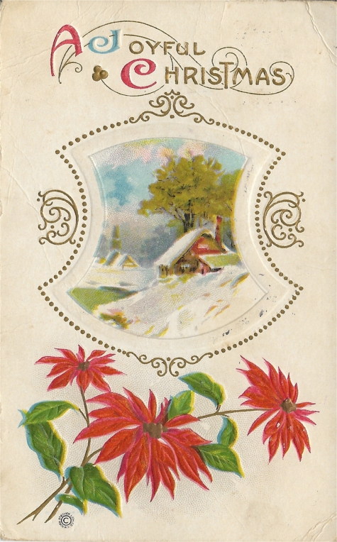 1916 Christmas postcard