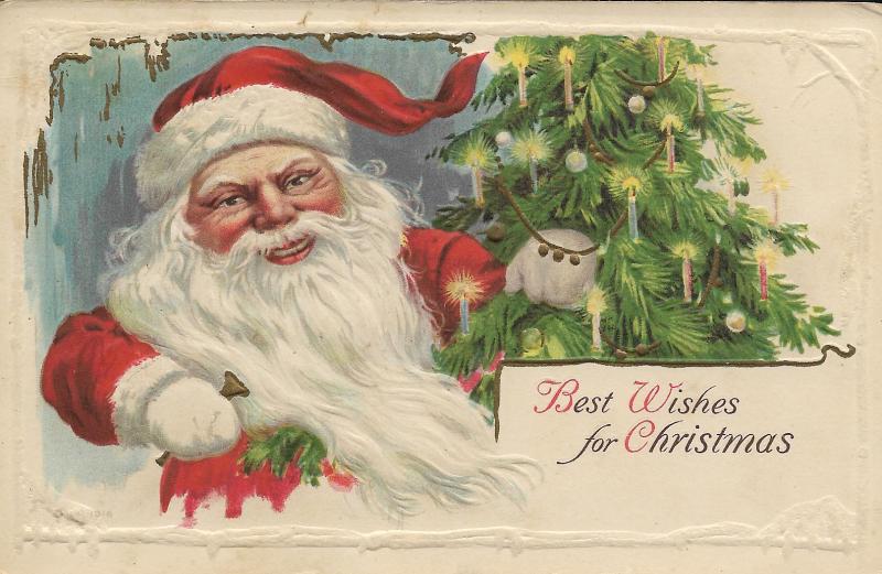 Santa postcard 1921