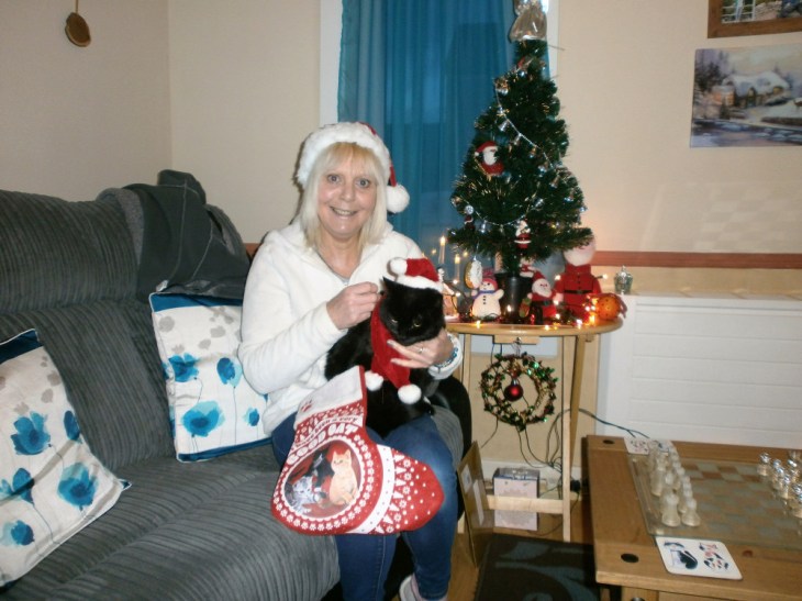 Christine and Spike Christmas 2019