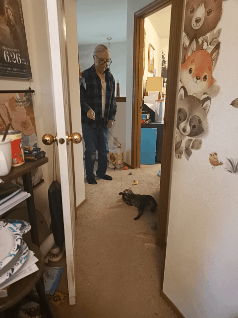 Nicholas and feather